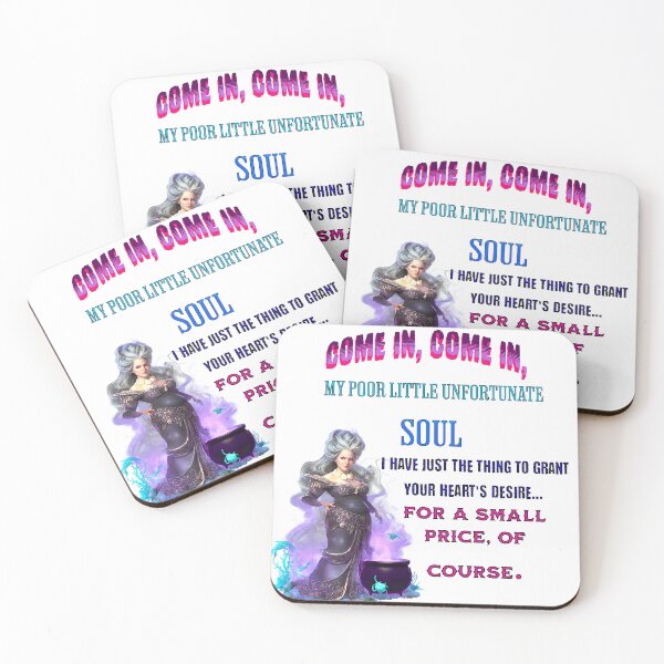 Item preview, Poor Unfortunate Souls - Ursula's Iconic Quote designed and sold by ArtisticDesignsbyLinda.