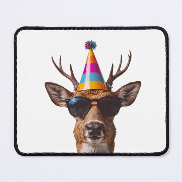 Item preview, Deer Birthday Party Hat Happy Balloons Celebrations Cute cool designed and sold by CheeseBlueprint.