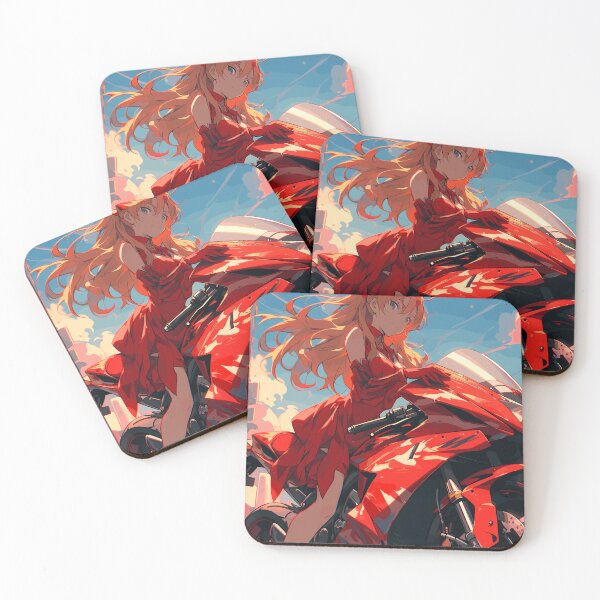 Item preview, Asuka Langley Soryu Neon Genesis Evangelion Anime Street Rider designed and sold by Williamhallano.