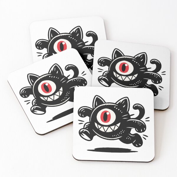 Item preview, Cute Monster Cyclops Creature Cat designed and sold by Blok45.