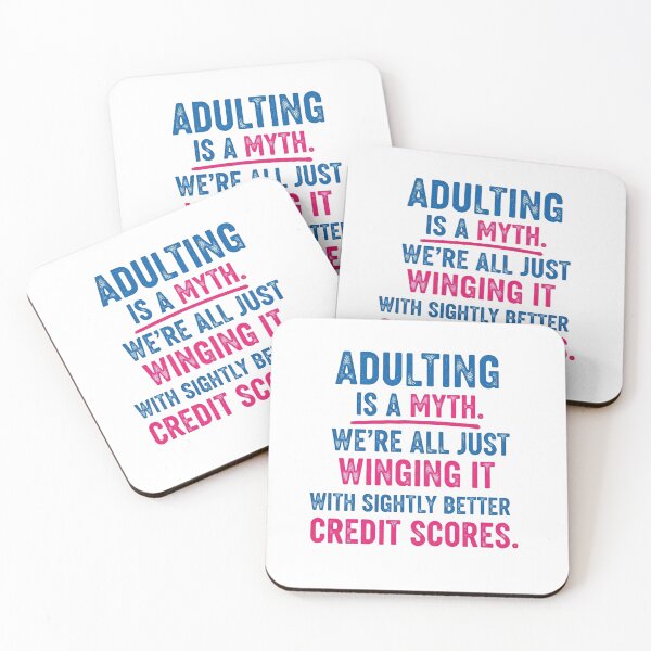 Item preview, Adulting  designed and sold by Liberty Labels.