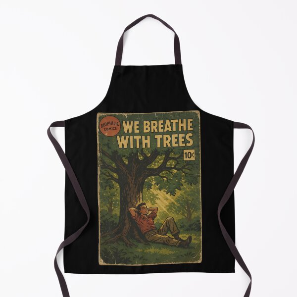 Item preview, We breathe with trees - Biophilic Aesthetic Art designed and sold by bapupa.
