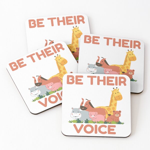 Item preview, Be Their Voice Animal Rights Design – Cute Ethical Wildlife Art designed and sold by FreedomAndLove.