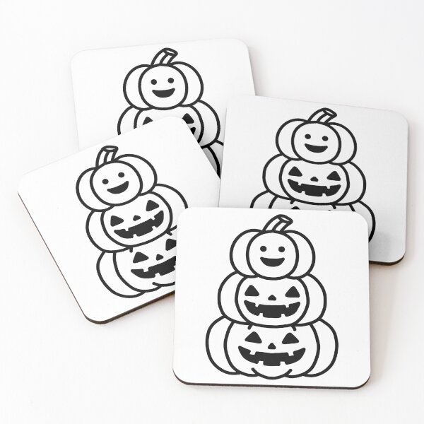 Item preview, Stacked pumpkins doodle designed and sold by BibbleBambie.