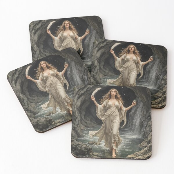 Item preview, Mnemosyne. Goddess of Healing the Mind designed and sold by SoniaSarkali.