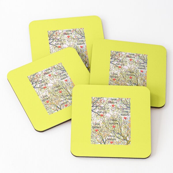 Item preview, I LOVE NATURE IN YELLOW  designed and sold by VEDAStyle.
