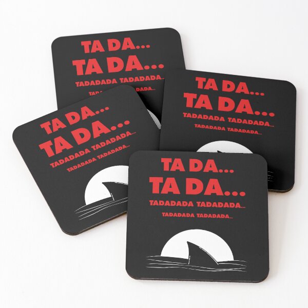 Item preview, TA DA... Shark Fin & Soundtrack Joke – Minimalist Geek Design designed and sold by NiceHatHarry.