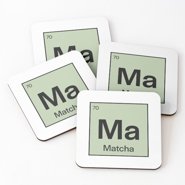 Item preview, Matcha Periodic Table designed and sold by lukassfr.