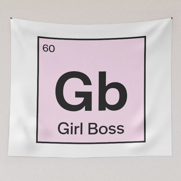 Item preview, Girl Boss Periodic Table designed and sold by lukassfr.