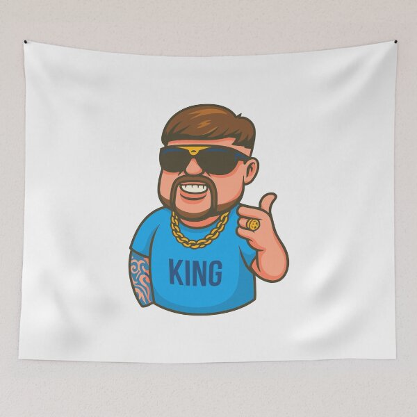 Item preview, King of Ibiza T-Shirt Viral Bowl Haircut Meme Tee Ibiza Final Boss designed and sold by w1ckerman.