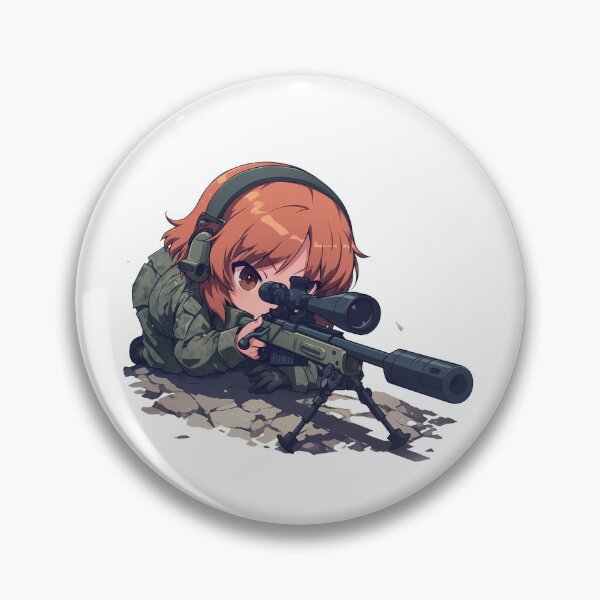 Item preview, Chibi Nishizumi Miho Girls und Panzer Sniper Cute designed and sold by Williamhallano.