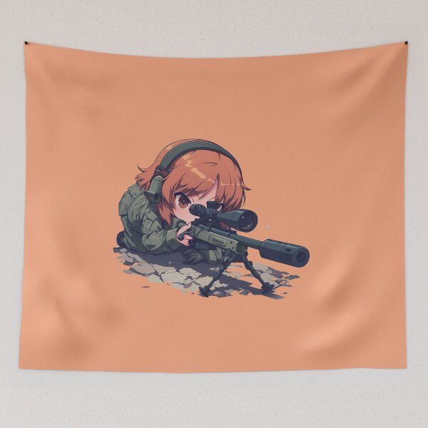 Item preview, Chibi Nishizumi Miho Girls und Panzer Sniper Cute designed and sold by Williamhallano.