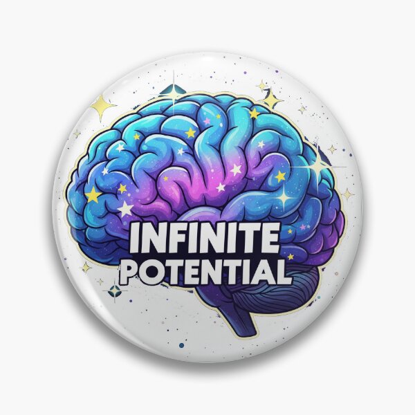 Item preview, Infinite Potential – Galaxy Brain Cartoon with Stars designed and sold by 001Haiba.