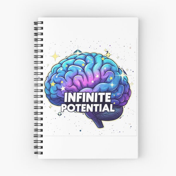 Item preview, Infinite Potential – Galaxy Brain Cartoon with Stars designed and sold by 001Haiba.