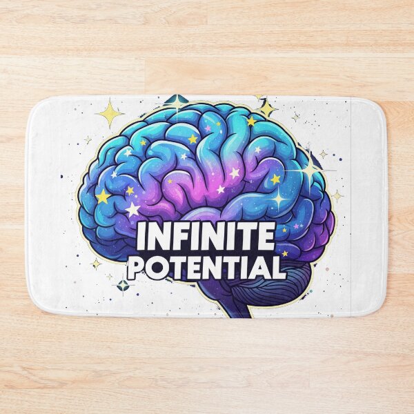 Item preview, Infinite Potential – Galaxy Brain Cartoon with Stars designed and sold by 001Haiba.