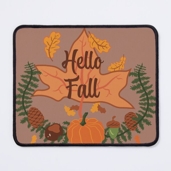 Item preview, Hello Fall - Mocha Mousse designed and sold by Daniel Bevis Design.