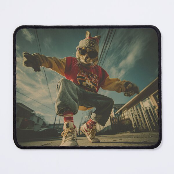 Item preview, Breakdancing Street Cat designed and sold by RockFireMerch.