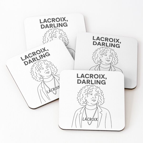 Item preview, dina Monsoon Lijnillustratie – Lacroix Darling | Absolutely Fabulous Fan Art designed and sold by Outlined Era.