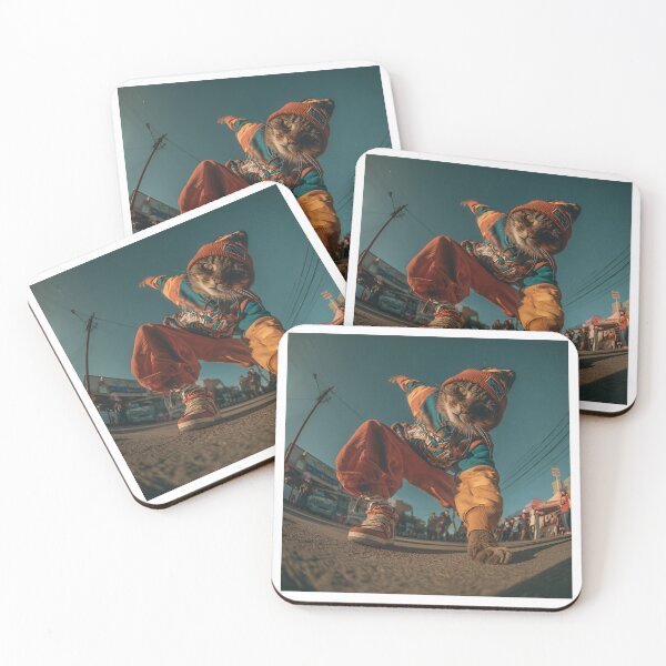 Item preview, B-Boy Cat Break Dance designed and sold by RockFireMerch.