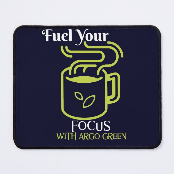 Item preview, Fuel Your Focus with Argo Green — Energized Mind, Clean Vibes, Herbal Power T-Shirt designed and sold by Dbm Teeverse.