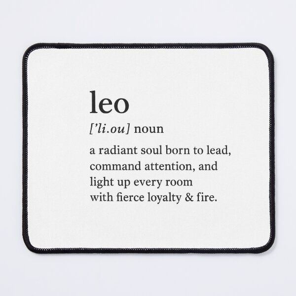 Item preview, Leo Definition – Minimal Zodiac Tee designed and sold by Leofamily.