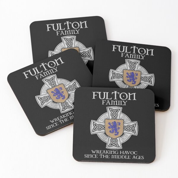 Item preview, Fulton Family Crest – Medieval Heritage Emblem for Ancestry Lovers & Vintage Style Fans designed and sold by 9X FR.