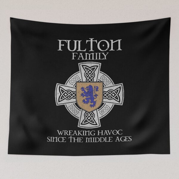 Item preview, Fulton Family Crest – Medieval Heritage Emblem for Ancestry Lovers & Vintage Style Fans designed and sold by 9X FR.