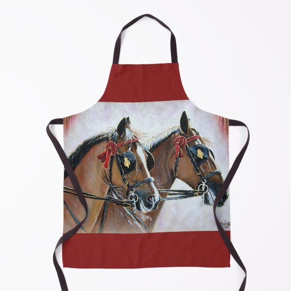 Item preview, English royal carriage thoroughbred horses acrylic painting designed and sold by Tahnja Wolter.