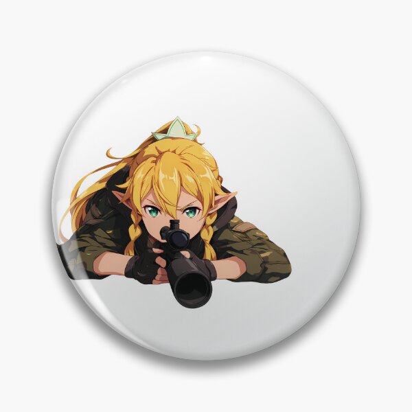 Artikelvorschau, Chibi Leafa Sword Art Online Sniper Niedlich entworfen und verkauft von Williamhallano.