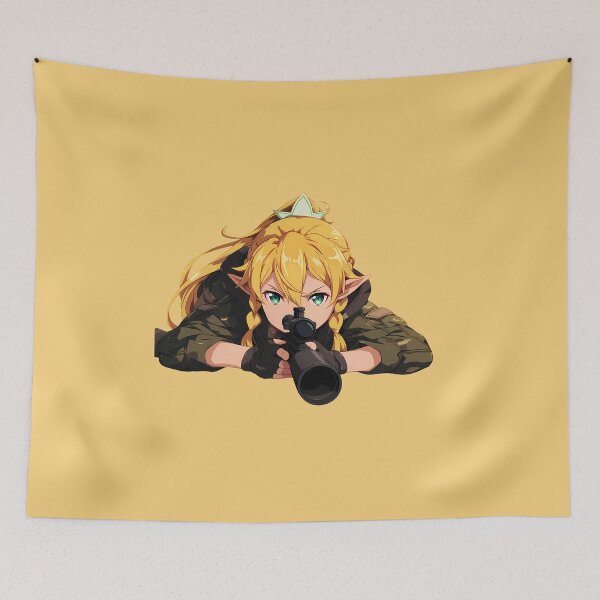 Aperçu de l'œuvre Chibi Leafa Sword Art Online Sniper Mignon créée et vendue par Williamhallano.