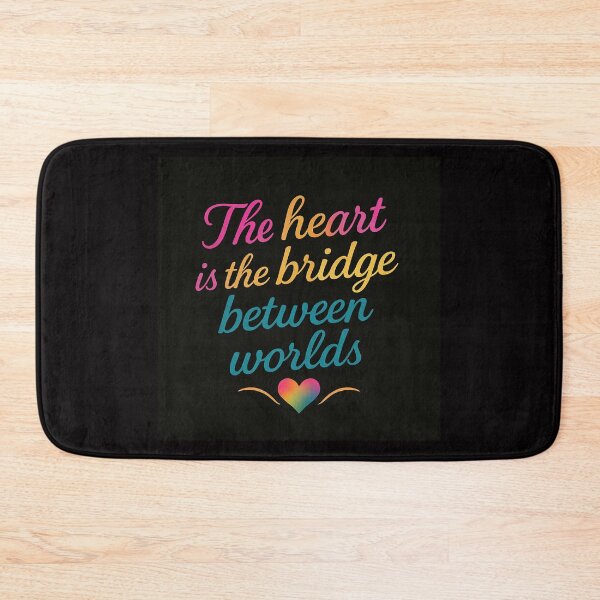 Item preview, The Heart is the Bridge Between Worlds – Spiritual Design designed and sold by Tsveti Dinkova.