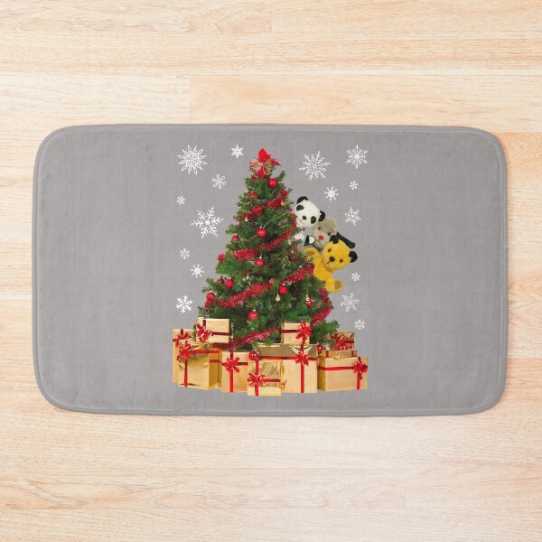 Item preview, Sooty Christmas Characters Peeking Around Xmas Tree designed and sold by All-And-Every.