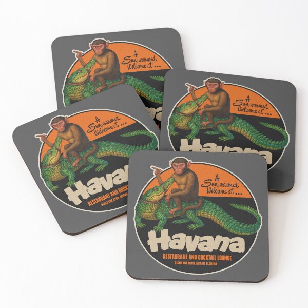 Item preview, Vintage Miami Cuban Restaurant and Bar designed and sold by Kujo Dangerous Vintage.