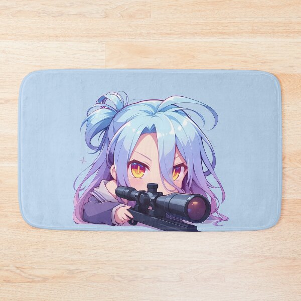 Item preview, Chibi Shiro No Game No Life Sniper Cute designed and sold by Williamhallano.