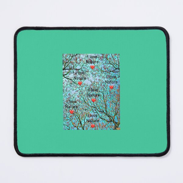 Item preview, I LOVE NATURE IN BLUE AND GREEN SHADES  designed and sold by VEDAStyle.