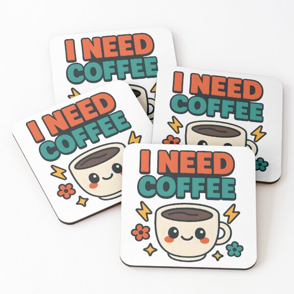 Item preview, I Need Coffee designed and sold by QuickQuackers.