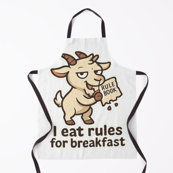 Item preview, Rebel Goat – “I eat rules for breakfast.” designed and sold by Thorrdu.