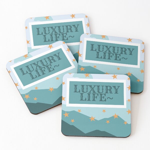Item preview, Dark & Light Aqua green Luxury Life designed and sold by Netti Studio 45.