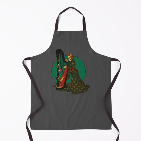 Item preview, Vintage Art Deco Mexican Calavera Harp Player designed and sold by Kujo Dangerous Vintage.