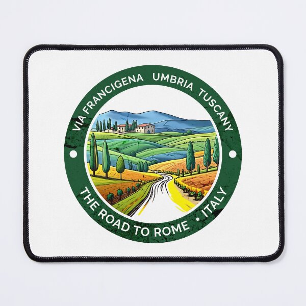 Item preview, VIA FRANCIGENA umbria tuscany-Drawing colored,sticker or shirt, button and more designed and sold by designkb.