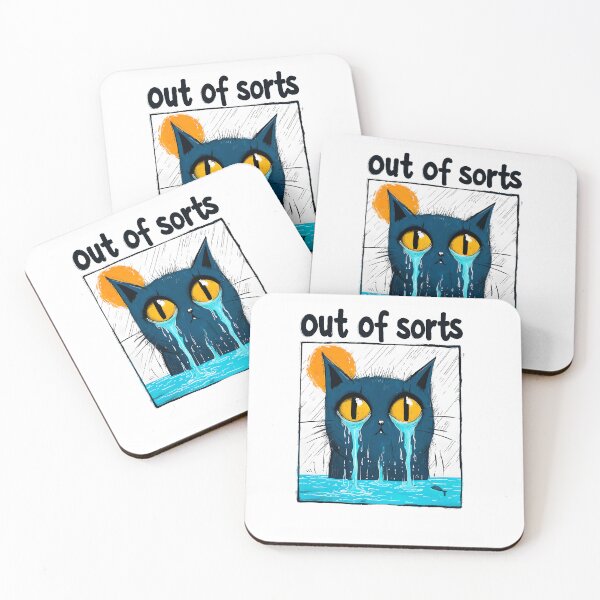 Item preview, Sad Cat "Out of Sorts" designed and sold by paulrommer.