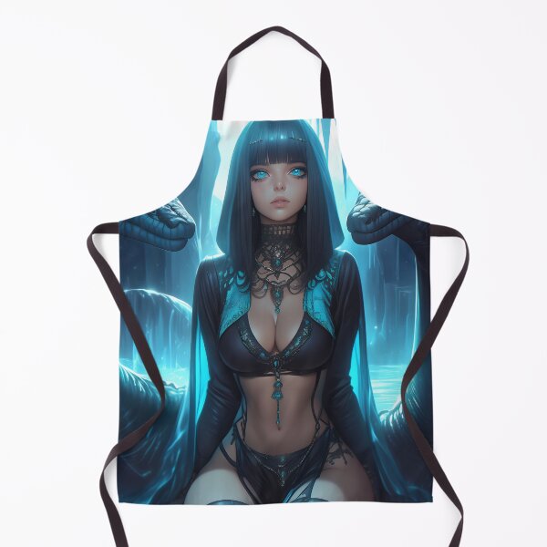 Item preview, Anime Girl Ice Sorceress Among Serpents in Glacial Cavern designed and sold by GABRIELMURPHY.