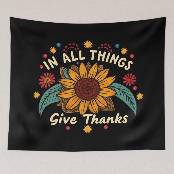 Item preview, In All Things, Give Thanks designed and sold by Uglyandcute.