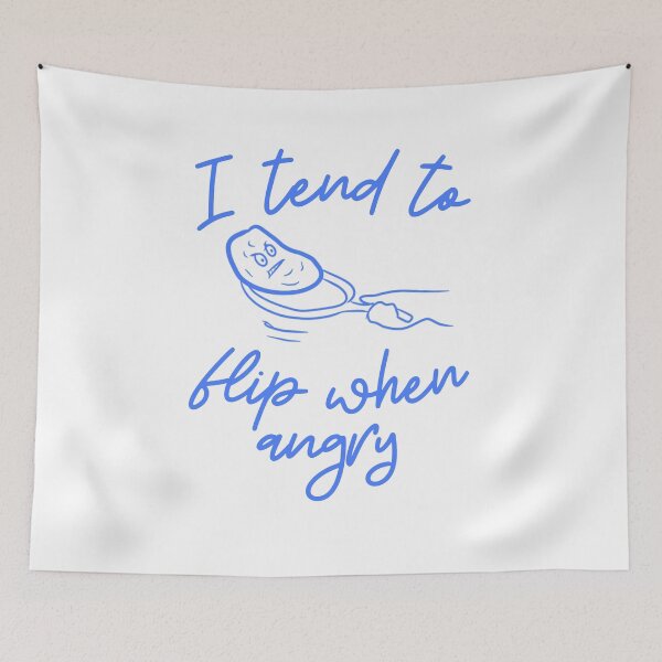 Item preview, I tend to flip when angry designed and sold by BritishDelights.