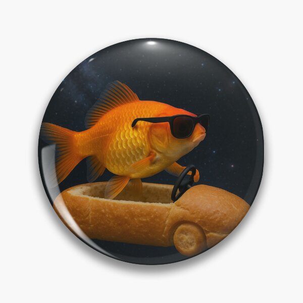 Item preview, Goldfish fish bread car Galaxy Birthday Party Hat Happy Balloons designed and sold by CheeseBlueprint.