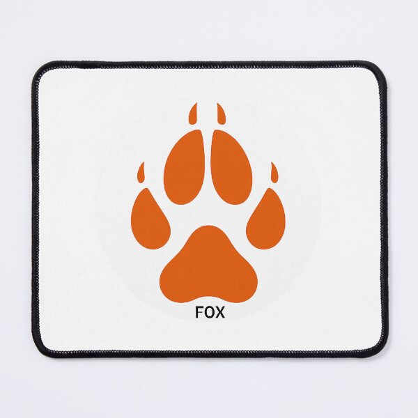 Item preview, Fox Pawprint – Woodland Tracker Badge designed and sold by The Digital Compass.