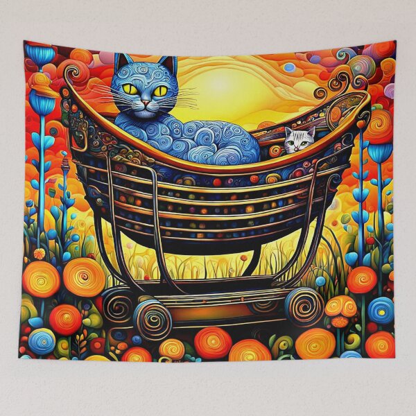 Item preview, The Cat in the cradle designed and sold by George Hutton Hunter.