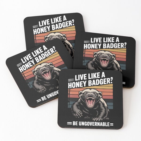 Item preview, Live Like A Honey Badger designed and sold by kudostees.