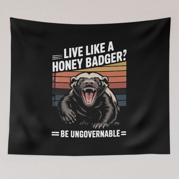 Item preview, Live Like A Honey Badger designed and sold by kudostees.