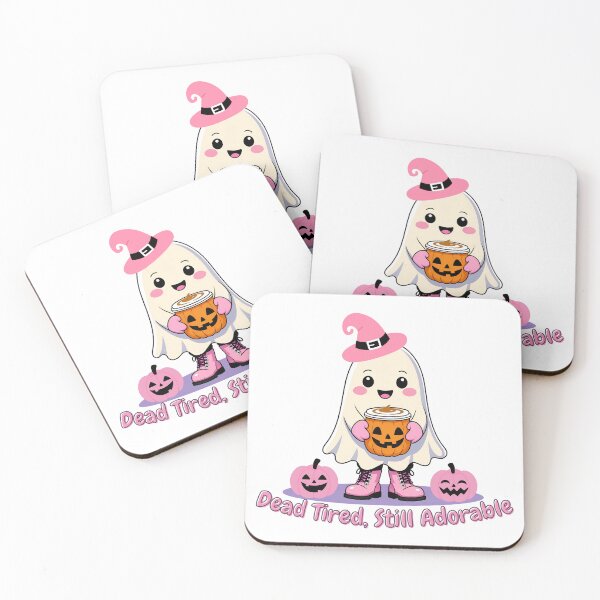 Item preview, Dead Tired Still Adorable – Cute Ghost Art designed and sold by HeyvStudio.